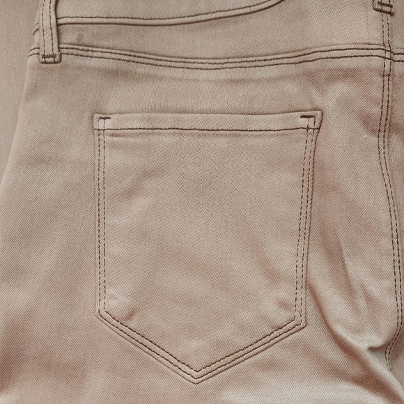 L'AGENCE Margot Skinny High-Rise Cappuccino Brown Coated Ankle Jeans Sz 31 NWOT - Picture 11 of 14
